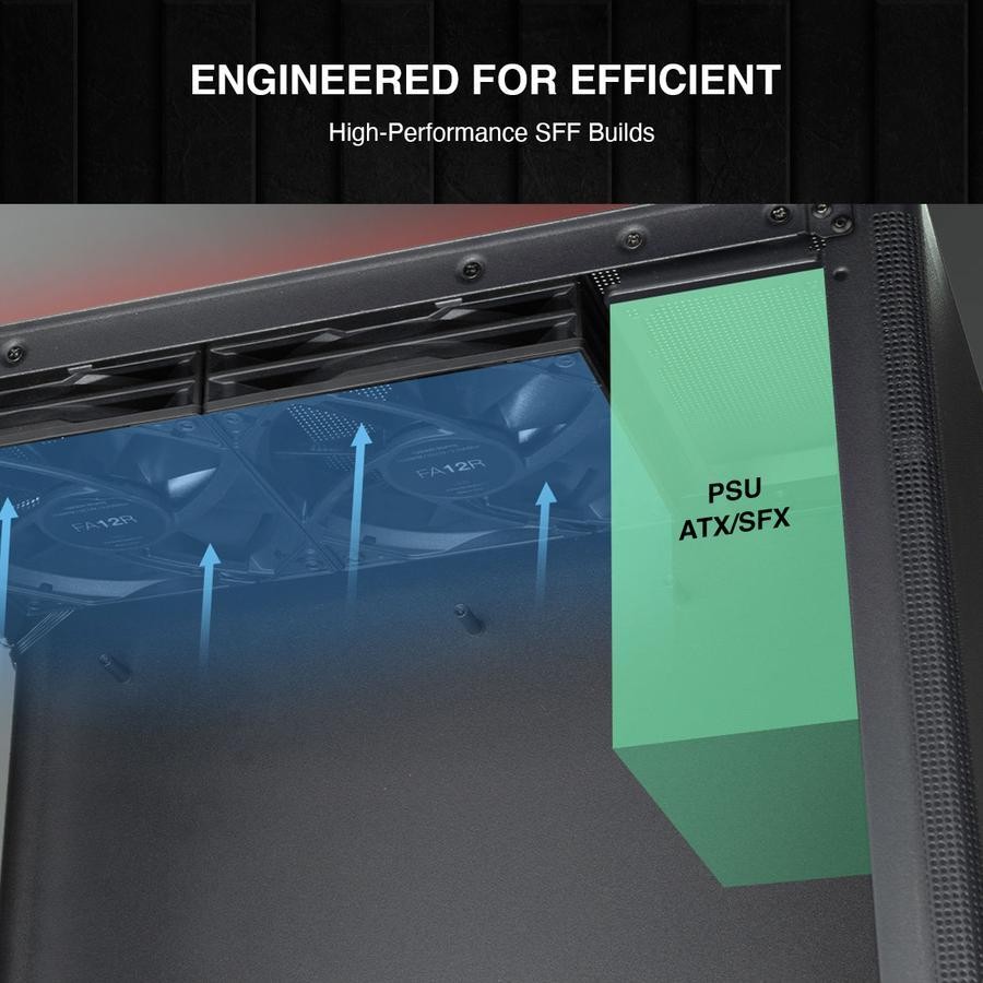 Tecware Fusion 3 Case  - Full Micro Mesh Casing - Image 3