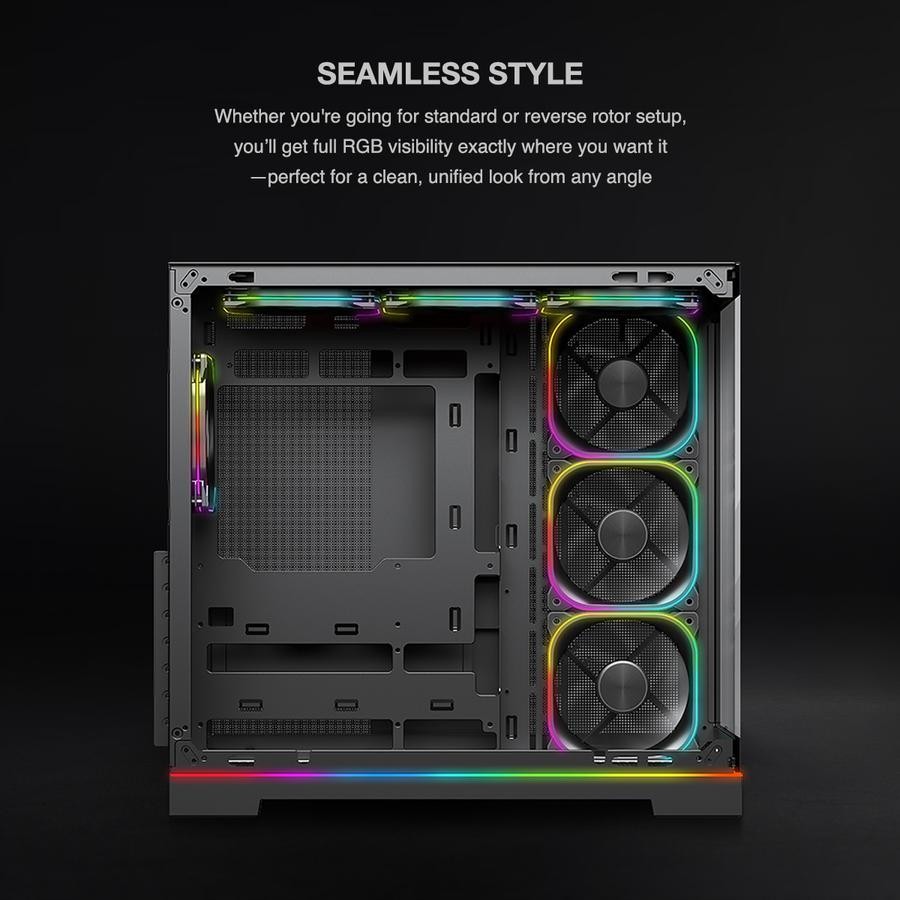 Tecware Topan Quad ARGB AX PWM Cooler Case 120mm - Fan Casing 12cm - Image 3