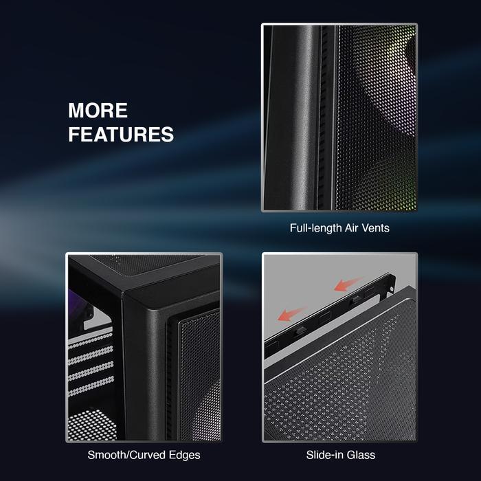 Tecware Neo M3 TG Case - Tempered Glass Casing - Image 5