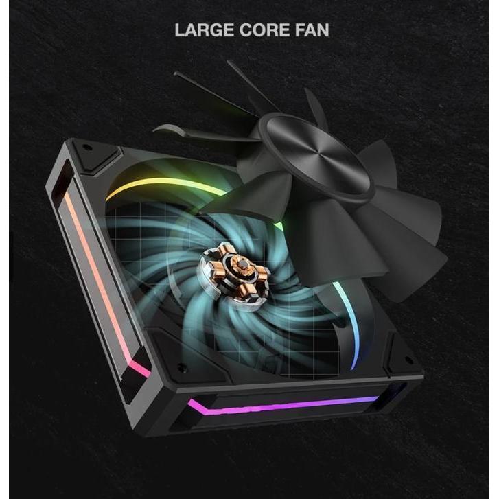 Tecware Neon 240 ARGB - CPU AIO Liquid Cooler Fan 240mm with IPS LCD Display - Image 4