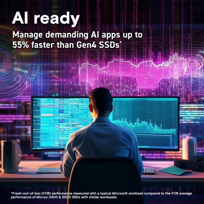 Micron Crucial SSD T705 M.2 Pcie Gen5 Nvme 4TB - SSD M2 4 TB - Image 5