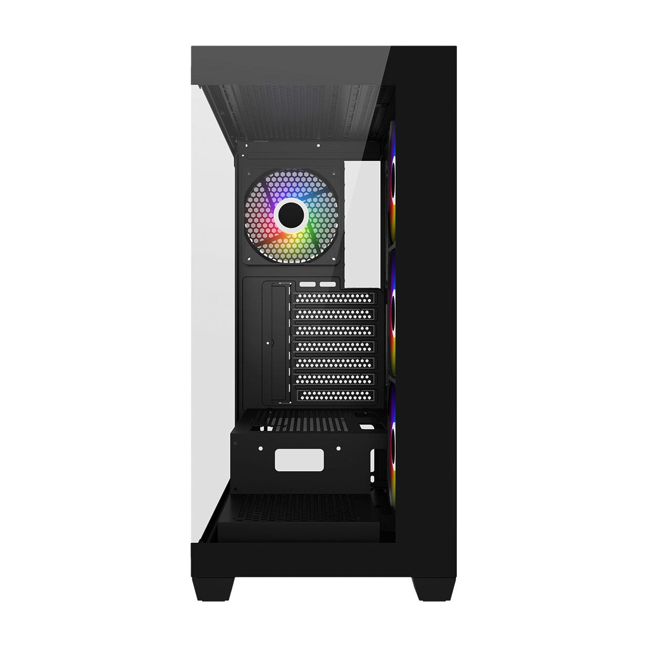 FSP M340 ATX Tower Case - Tempered Glass Casing - Image 4