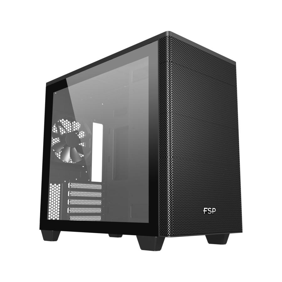 FSP CST360 M-ATX Tower Case - Tempered Glass Casing - Image 2