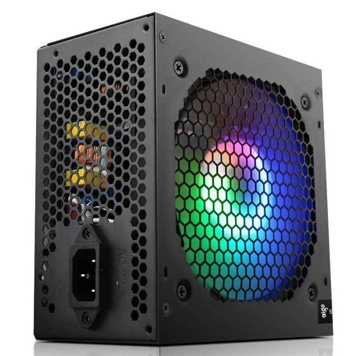 Aigo AK600 Rainbow LED 600W PSU - Power Supply 600Watt - Image 4