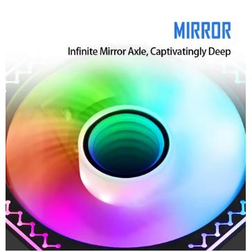 Aigo AIR12S Reverse ARGB Cooler Fan Case - Fan Casing 12cm - Image 4