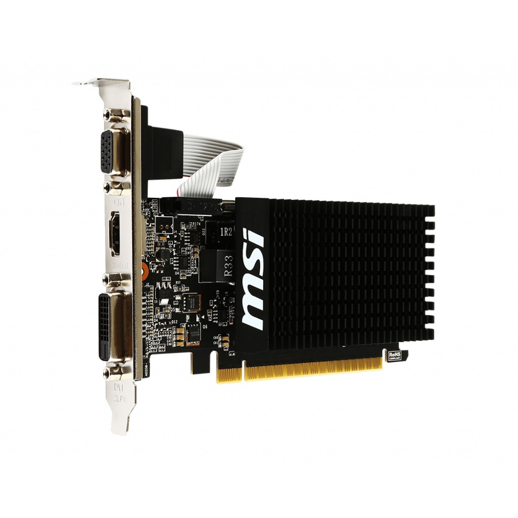 VGA MSI Geforce GT 710 2GB 2GD3H LP - GT710 PCIE 2 GB DDR3 - Image 2