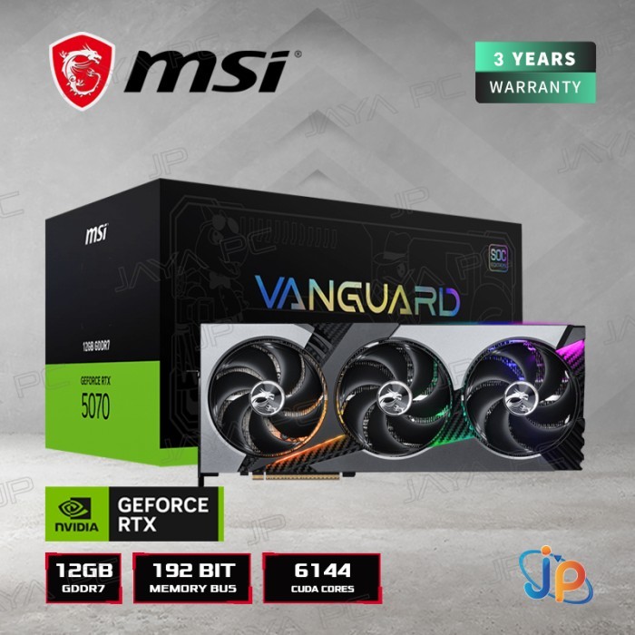 VGA MSI GeForce RTX 5070 Vanguard SOC Launch Edition 12GB - 12 GB GDDR7 - Image 2