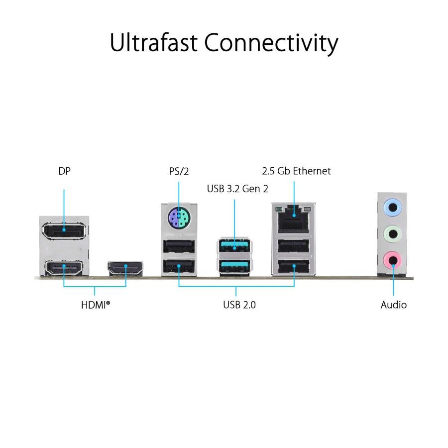 Motherboard ASUS PRIME B760M-A D4 (LGA1700, B760, DDR4, USB3.2, SATA3) - Image 4