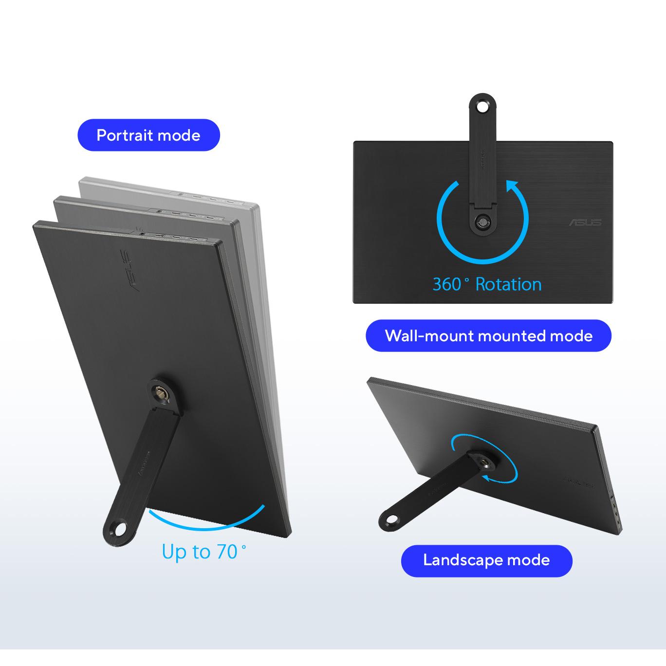 Monitor ASUS LED IPS ZenScreen MB169CK Portable - Full HD 16" Inch - Image 6