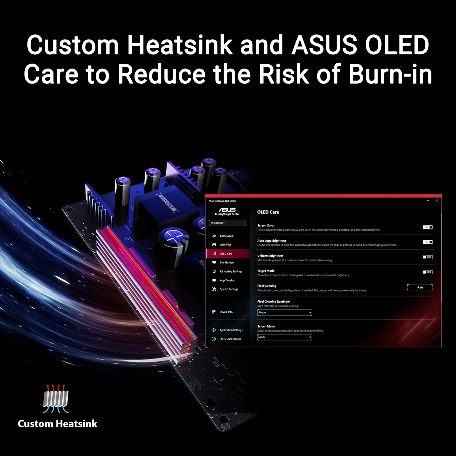 Monitor ASUS LED ROG Swift PG32UCDP WOLED - Dual Mode 4K UHD 32" Inch - Image 3