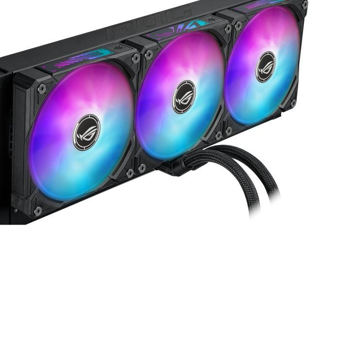 ASUS ROG Ryuo IV SLC 360 ARGB - CPU AIO Liquid Cooler Fan 360mm with LCD Curved 2K Amoled Display - Image 5