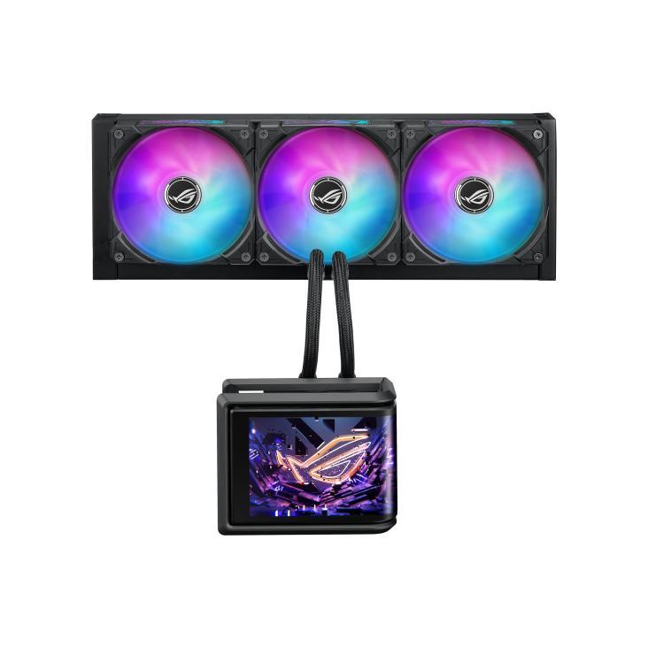 ASUS ROG Ryuo IV SLC 360 ARGB - CPU AIO Liquid Cooler Fan 360mm with LCD Curved 2K Amoled Display - Image 6