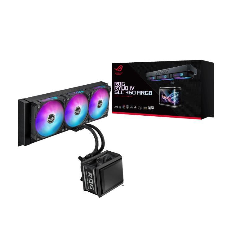 ASUS ROG Ryuo IV SLC 360 ARGB - CPU AIO Liquid Cooler Fan 360mm with LCD Curved 2K Amoled Display - Image 7