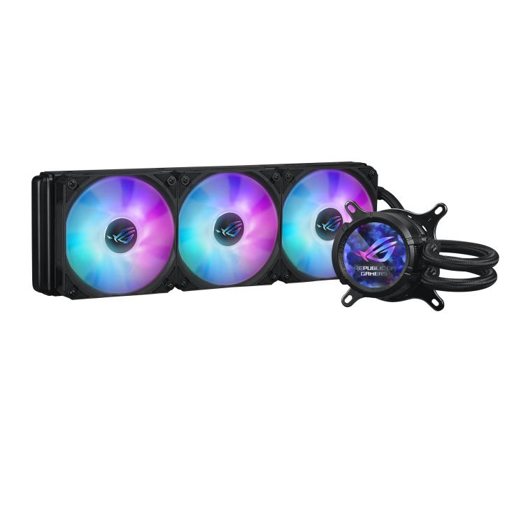ASUS ROG STRIX LC III 360 ARGB LCD - CPU AIO Liquid Cooler Fan 360mm with LCD IPS Display - Image 2