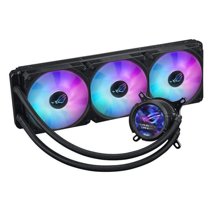 ASUS ROG STRIX LC III 360 ARGB LCD - CPU AIO Liquid Cooler Fan 360mm with LCD IPS Display - Image 3