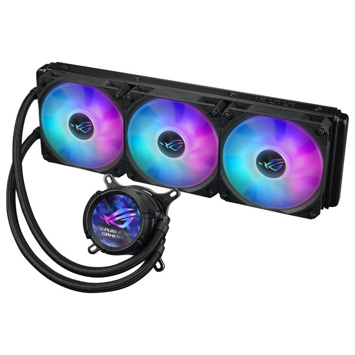 ASUS ROG STRIX LC III 360 ARGB LCD - CPU AIO Liquid Cooler Fan 360mm with LCD IPS Display - Image 4