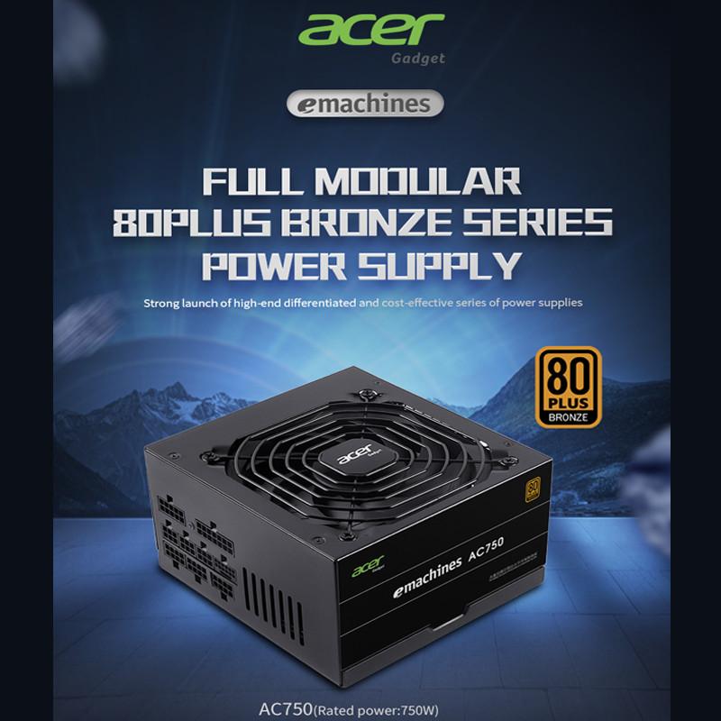 Emachines Acer AC750 750W PCIE5 PSU - Power Supply 750 Watt 80+ Bronze Full Modular - Image 3