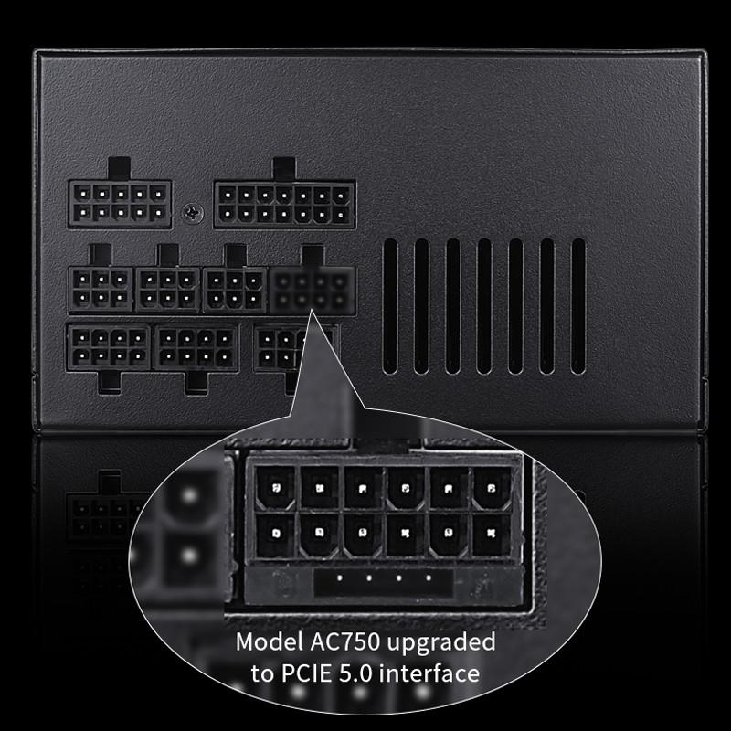 Emachines Acer AC750 750W PCIE5 PSU - Power Supply 750 Watt 80+ Bronze Full Modular - Image 4