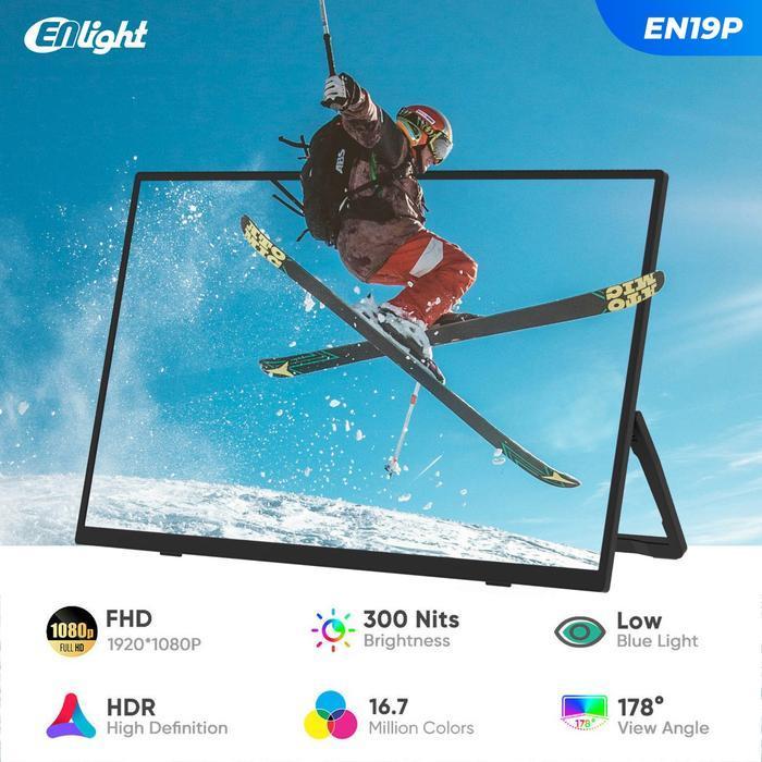 Monitor Portable Enlight LED IPS EN19P - Full HD 19" Inch - Image 3