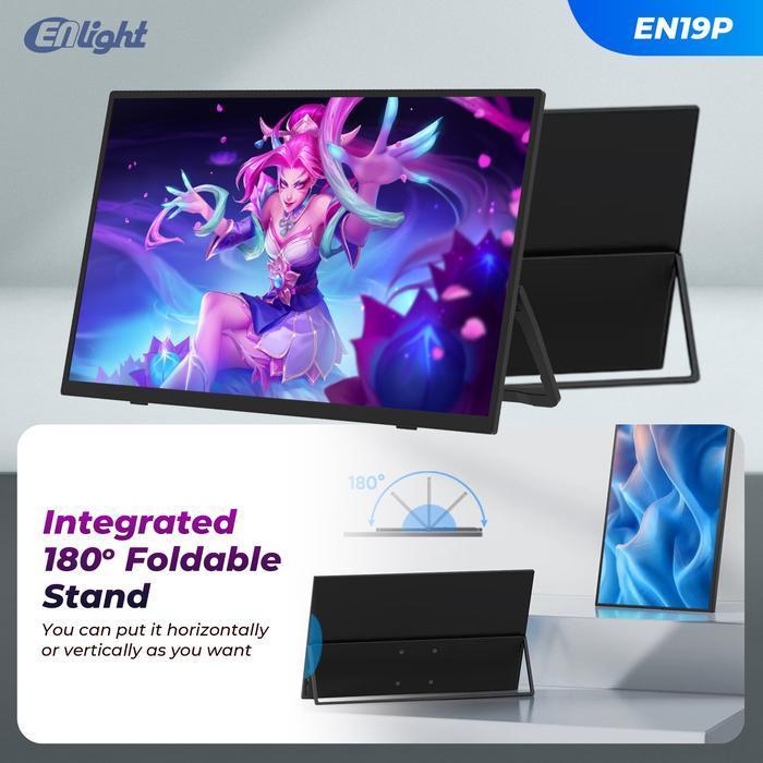 Monitor Portable Enlight LED IPS EN19P - Full HD 19" Inch - Image 4