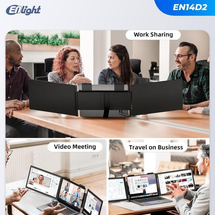 Monitor Portable Enlight LED IPS EN14D2 Dual - Full HD 14" Inch - Image 4