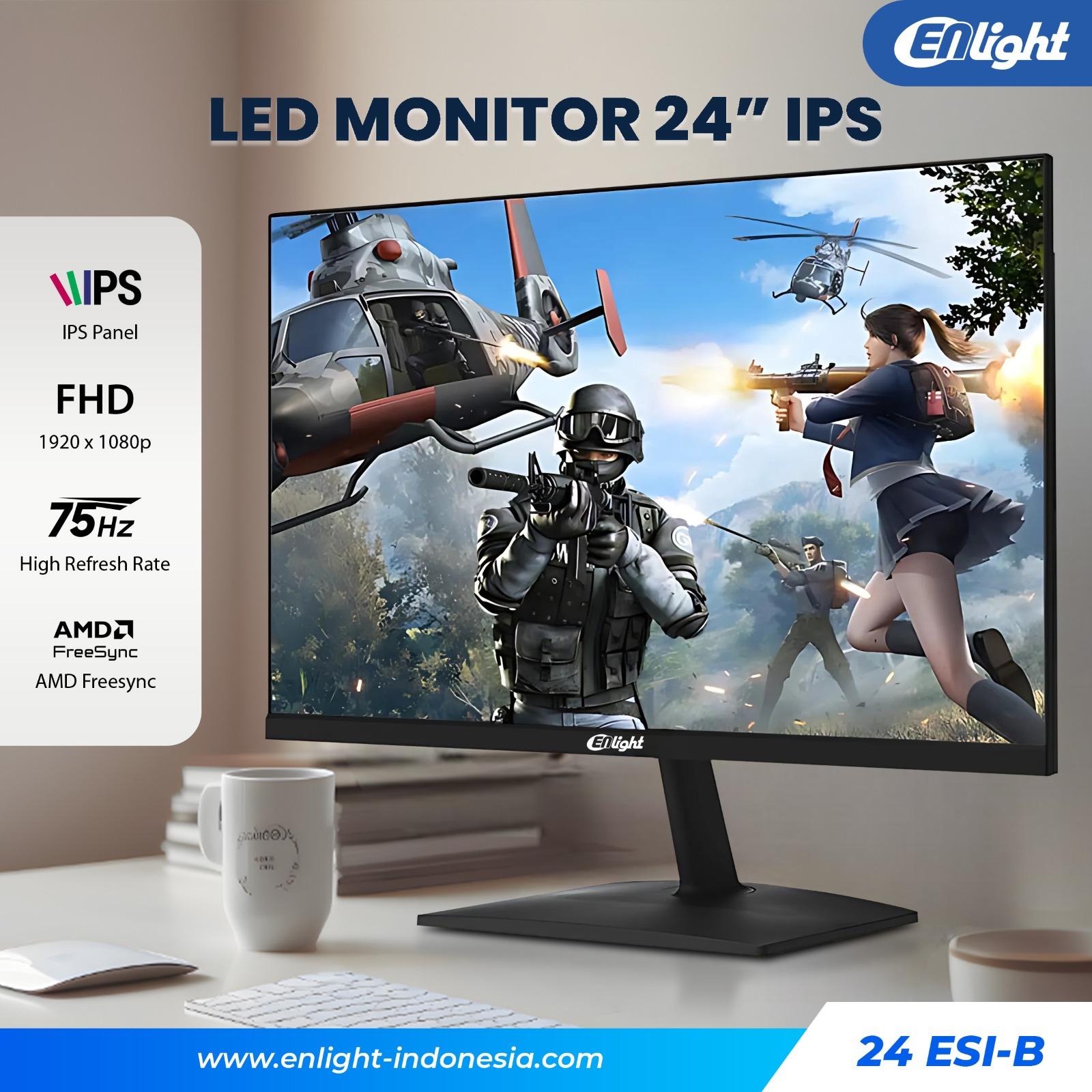 Monitor Enlight LED IPS 24ESI-B - Full HD 24" Inch - Image 4