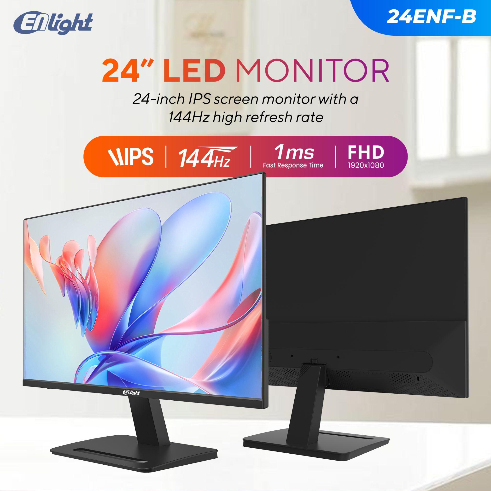 Monitor Enlight LED IPS 24ENF-B - Full HD 24" Inch - Image 3