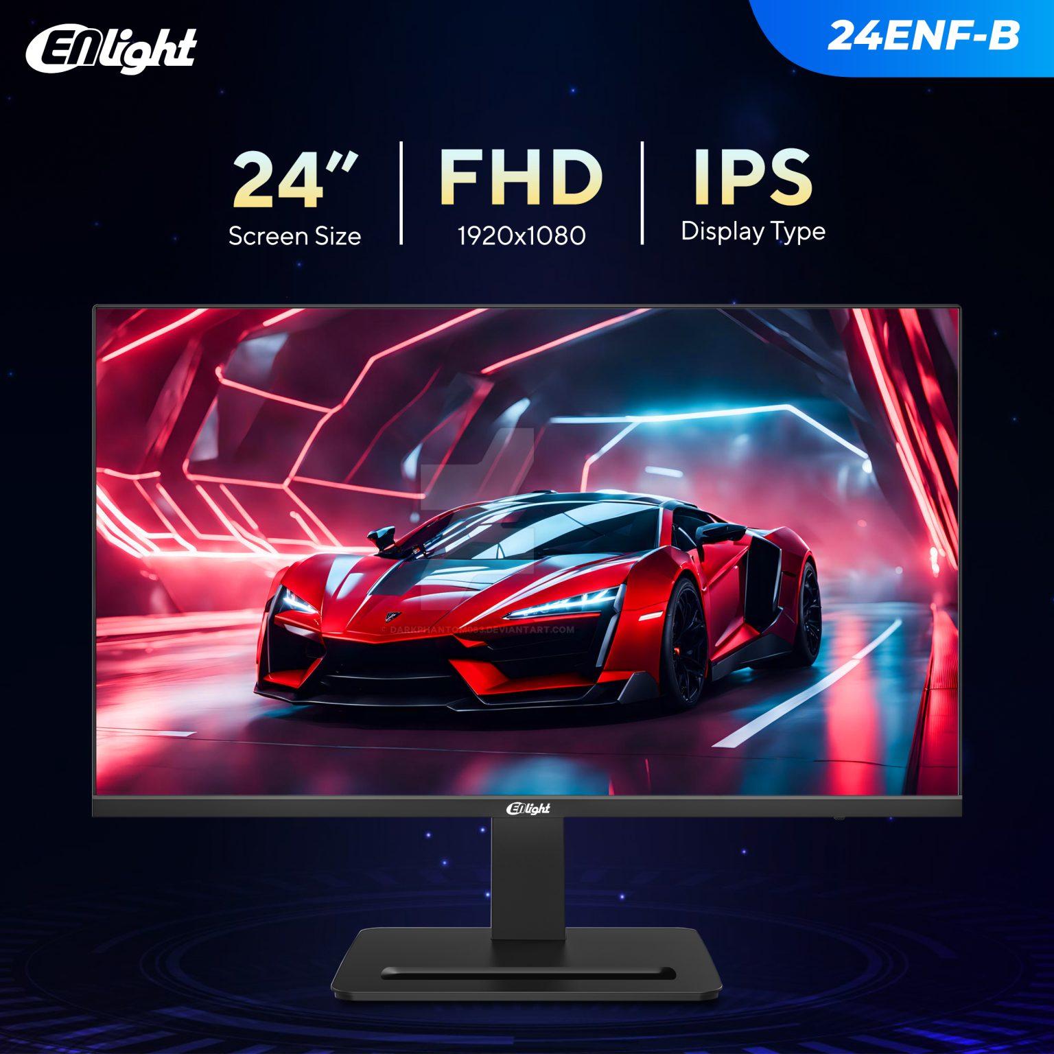 Monitor Enlight LED IPS 24ENF-B - Full HD 24" Inch - Image 4
