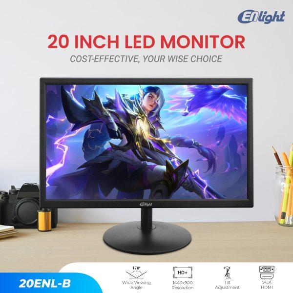 Monitor Enlight LED 20ENL-B - 20" Inch - Image 2