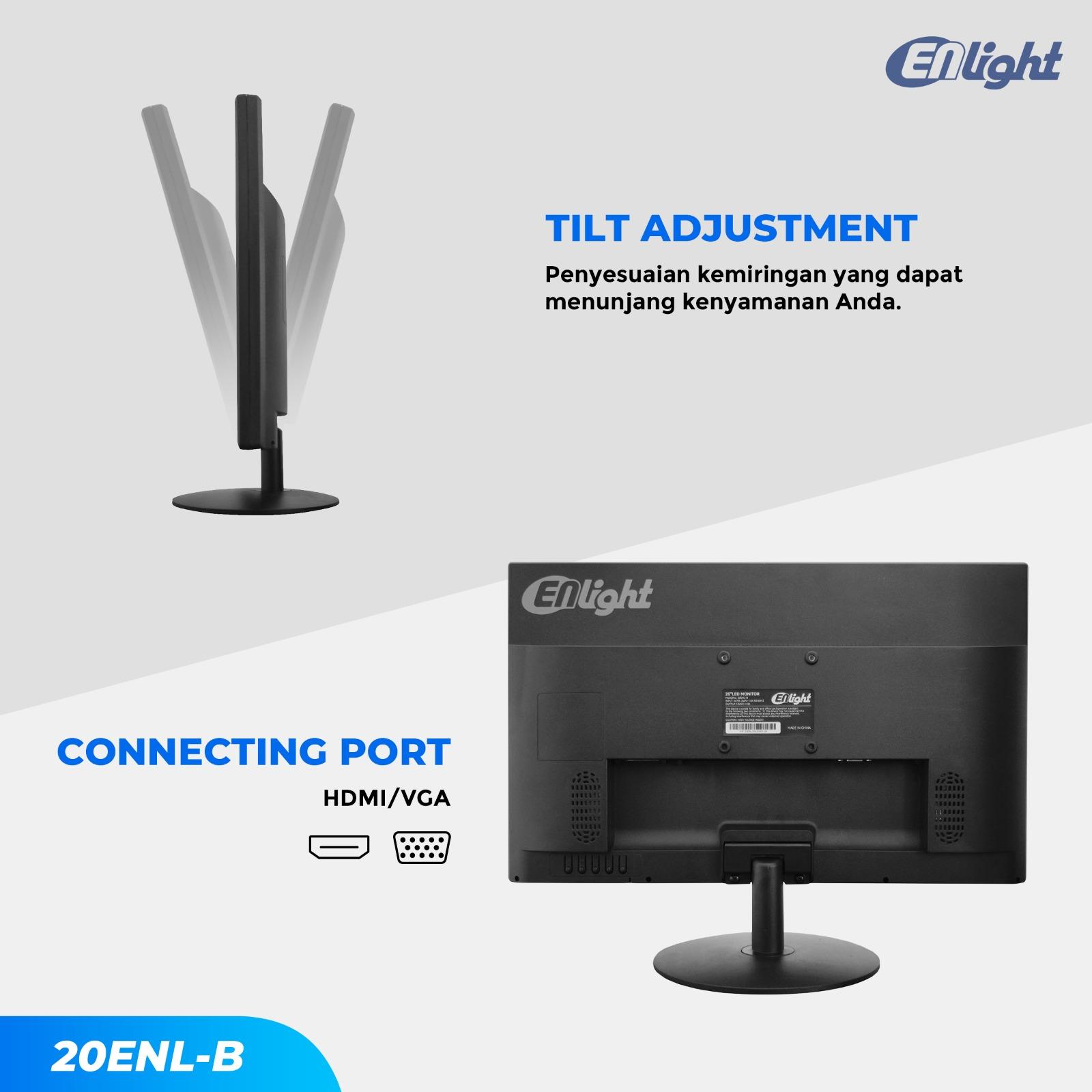 Monitor Enlight LED 20ENL-B - 20" Inch - Image 6