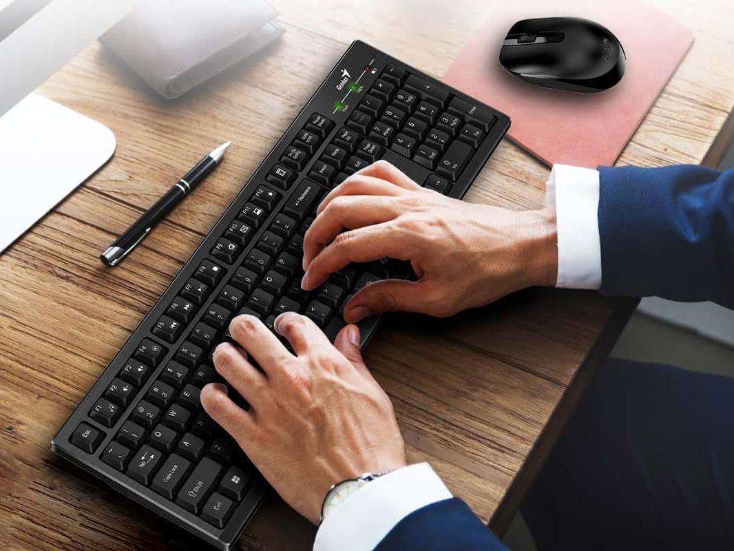 Genius Smart KM-8101 Bundle Combo Office Wireless Keyboard + Mouse - Image 3
