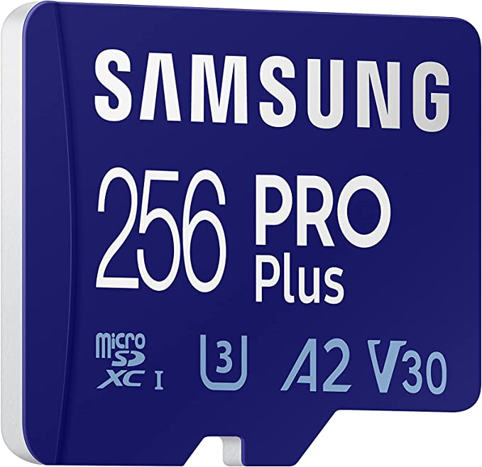 Samsung Pro Plus MicroSDXC A2 256GB - Micro SD + Adapter - Image 3