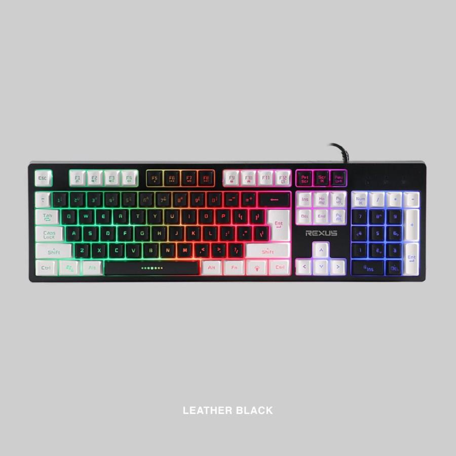 Keyboard Gaming Mechanical Rexus Battlefire K9E Rainbow LED - Image 3