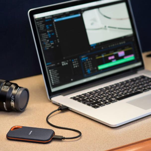 SanDisk SSD Extreme Pro External Portable E81 V2 2TB - 2 TB USB-C 3.2 - Image 2