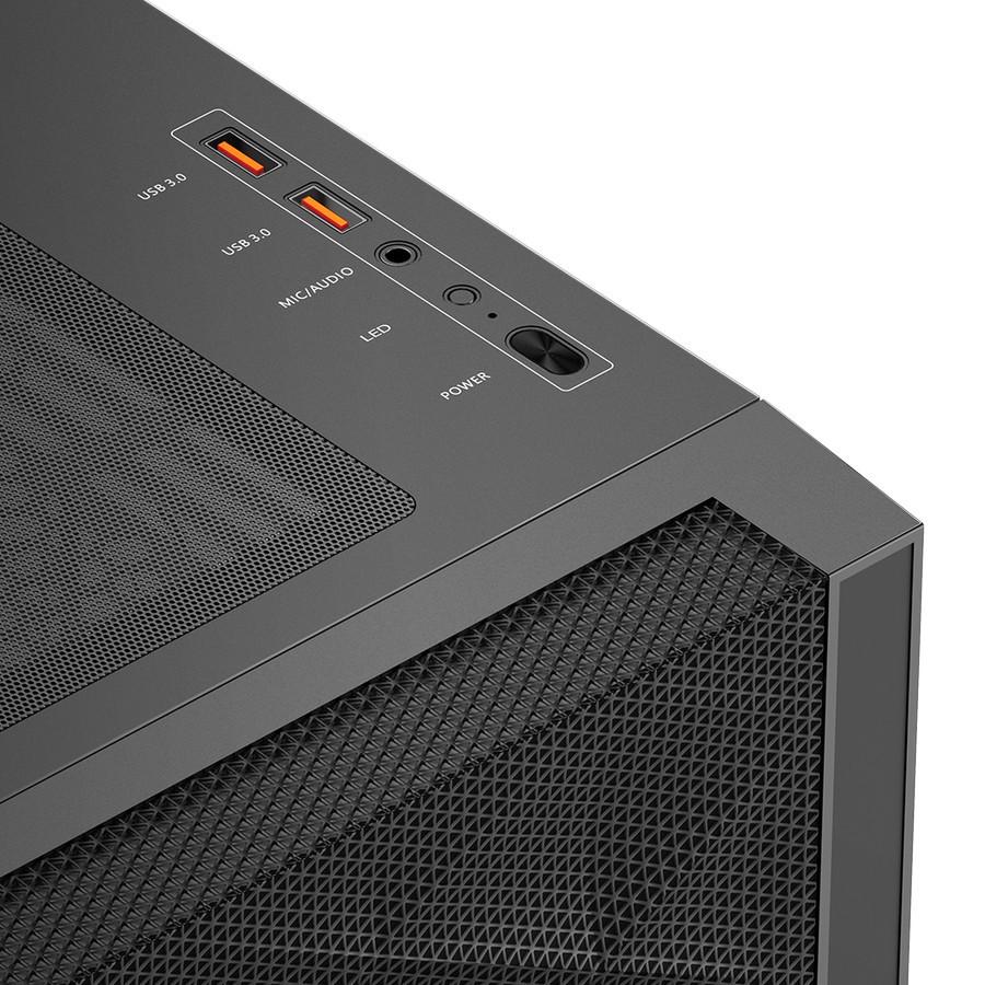 PCCOOLER C3 D510 Case - Tempered Glass Casing - Image 2