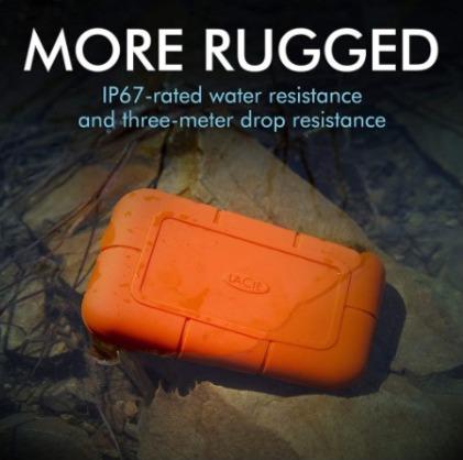 LaCie Rugged SSD External Thunderbolt 500GB - USB-C 3.1 500 GB - Image 3