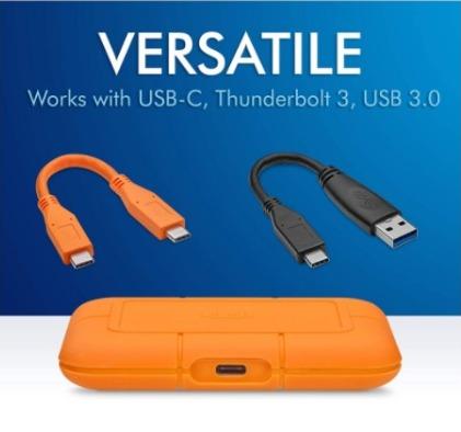 LaCie Rugged SSD External Thunderbolt 500GB - USB-C 3.1 500 GB - Image 4