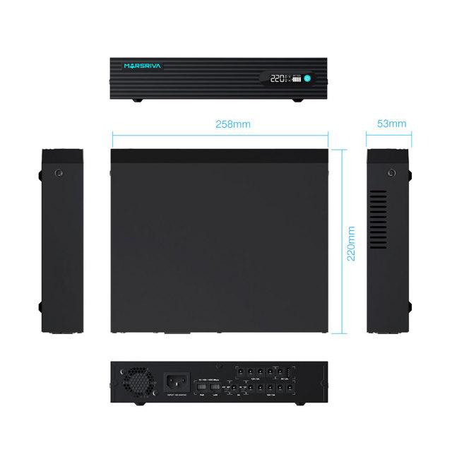 MARSRIVA KP7 Pro 100W 24000mAh Smart Mini DC UPS - Image 3