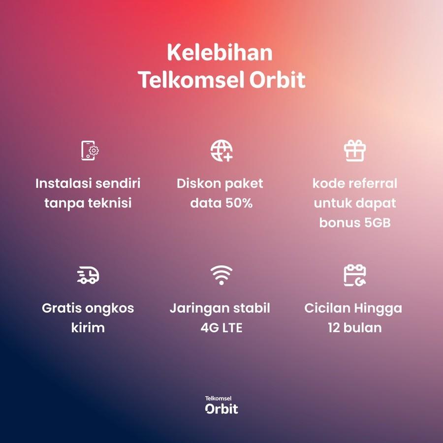Telkomsel Orbit Max H2 Modem WiFi 4G High Speed B636 - Image 3