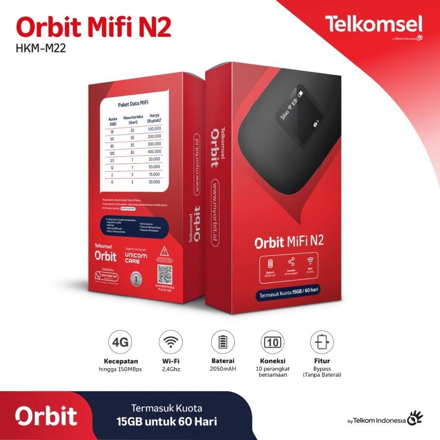 Telkomsel Orbit Mifi N2 Portable Modem Wifi 4G - Image 2