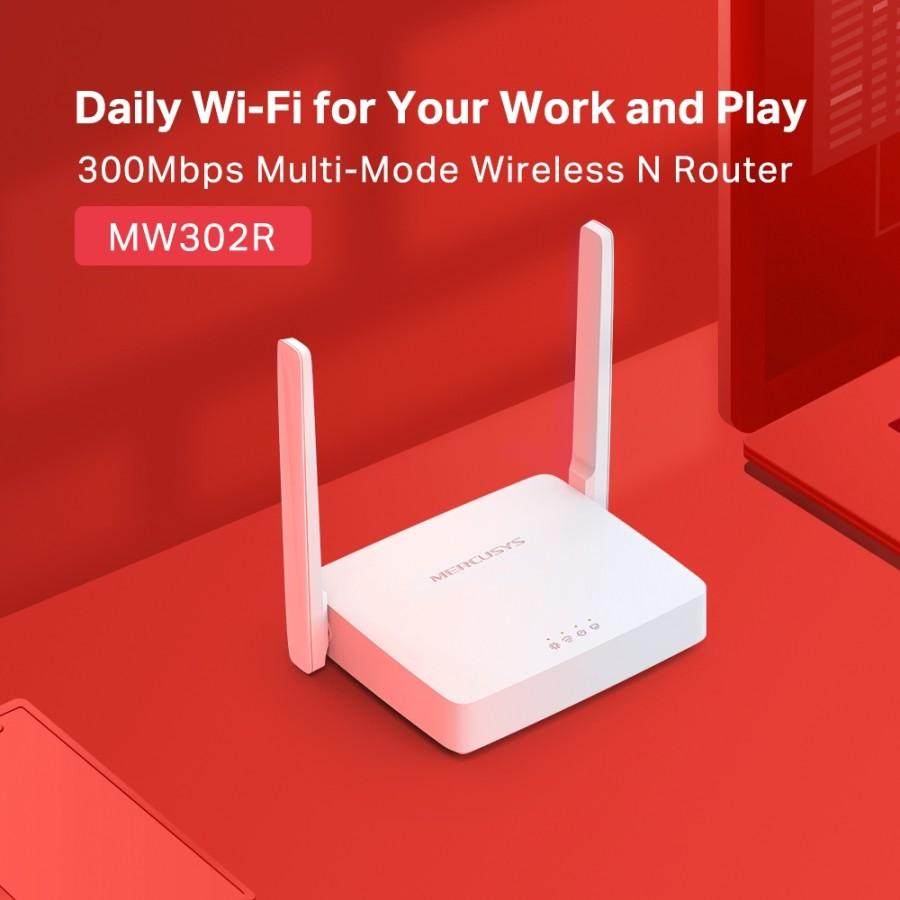 Mercusys MW302R Multi-Mode WiFi Wireless N Router Extender 300Mbps - Image 4