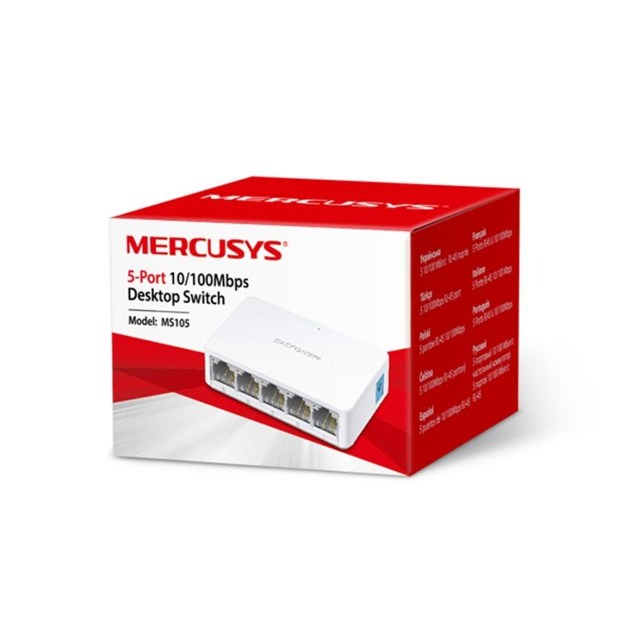 Mercusys MS105 5-Port 10/100Mbps Desktop Ethernet Switch Hub - Image 4