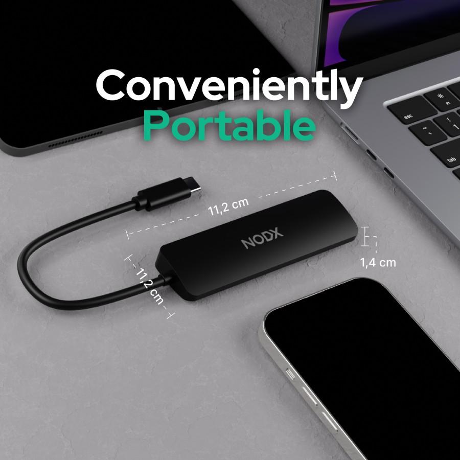NODX Xport Basic USB HUB 4 In 1 USB Type-C - Image 2