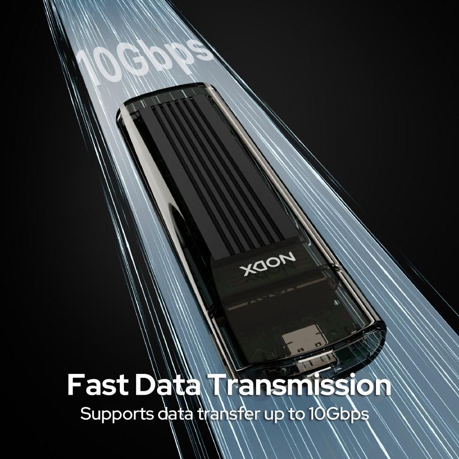 NODX Xpand Lite Enclosure External Case SSD M.2 NVMe USB Type-C - Image 4