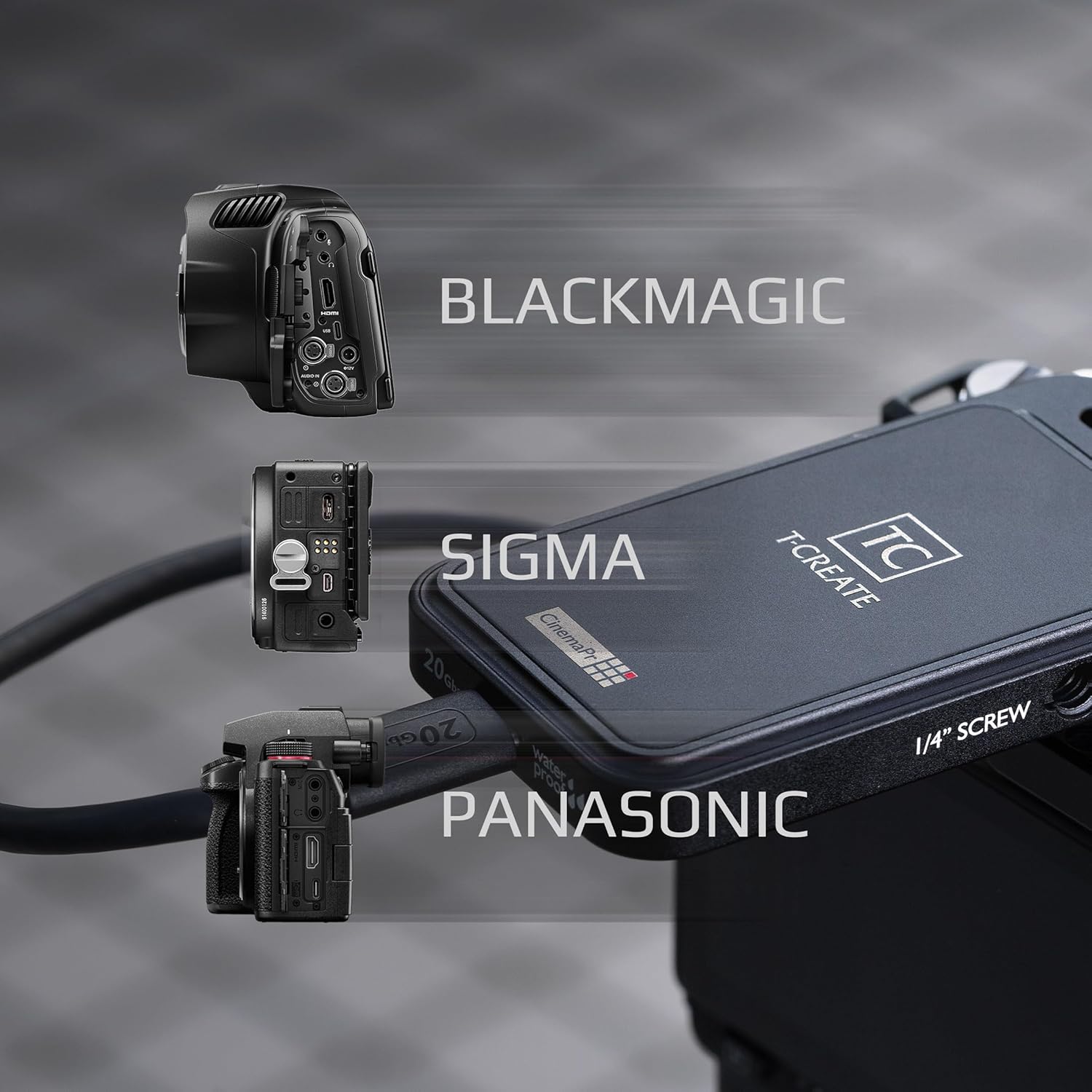 Team T-Create P31 CinemaPr Portable SSD External 4TB USB C 3.2 - 4 TB - Image 6