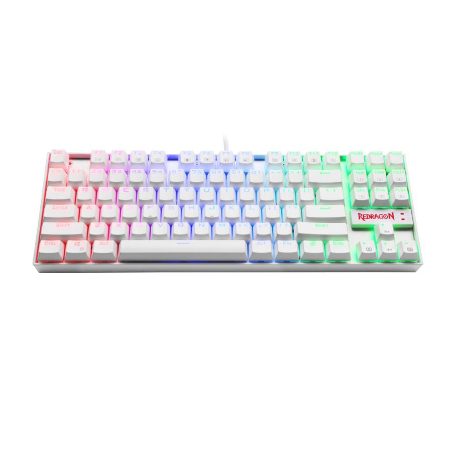 Redragon Kumara White K552W RGB - TKL Mechanical Gaming Keyboard - Image 4