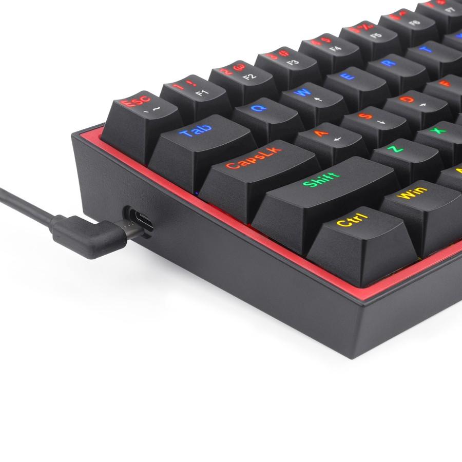 Redragon Fizz K617 Rainbow - 60% Mechanical Gaming Keyboard - Image 3
