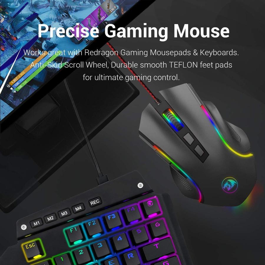Redragon Griffin M607 RGB - Macro Gaming Mouse - Image 5