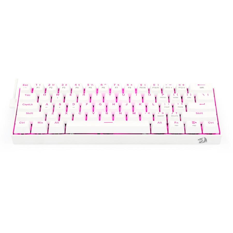Redragon Dragonborn White K630W - 60% Mechanical Gaming Keyboard - Image 2