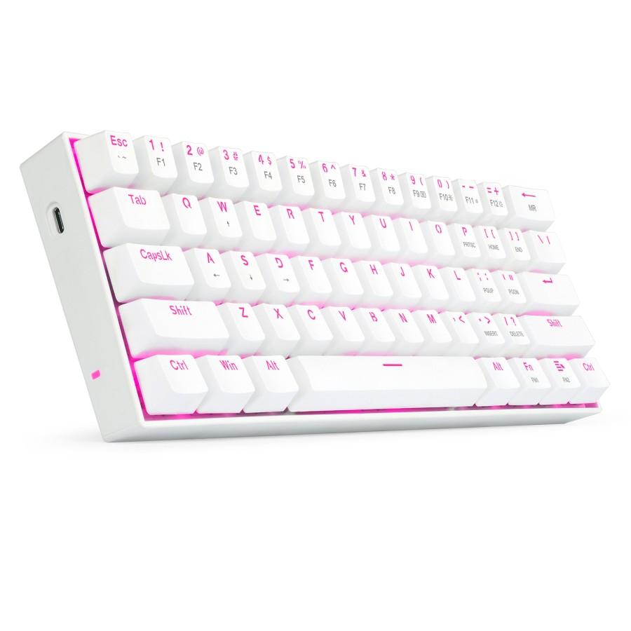 Redragon Dragonborn White K630W - 60% Mechanical Gaming Keyboard - Image 5